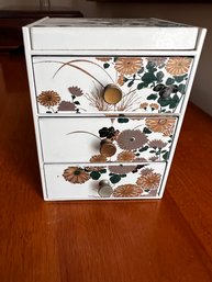 Japanese Lacquer Mini Jewelry Box