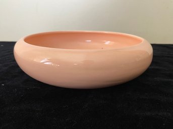 Vintage Peach Ceramic Catchall Dish