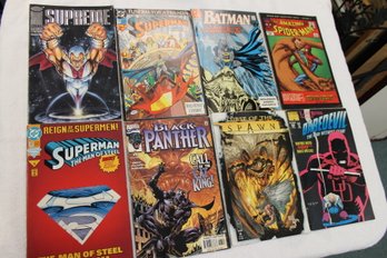 Mixed Comic Book Lot With Superman Black Panther Etc