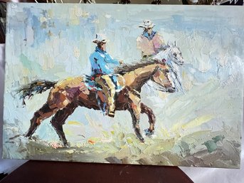 Unframed Wall Art, Unsigned - Cowboy