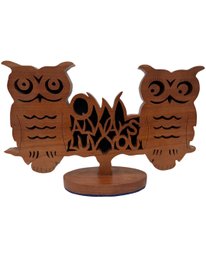 Mid Century Wooden - Owl Always Love You