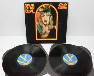 Ozzy Osbourne Speak Of The Devil Double Album On Jet Records With Gatefold Cover