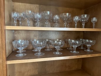 Huge Collection Stewart Crystal  Glasses From England