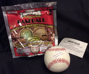 Tristar Jameson Taillon Autographed Baseball - K