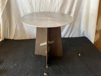 2 Piece Metal End Table