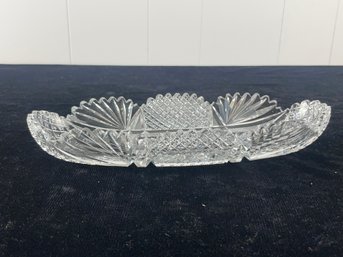 Clear Pressed Glass Large Platter Dish