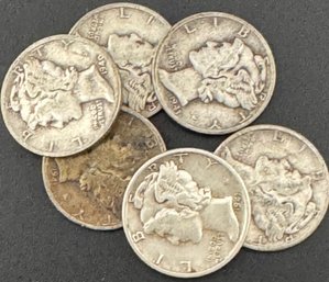 6 Mercury Dimes Miscellaneous Dates