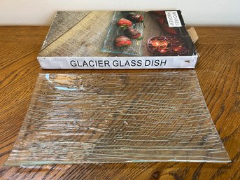Michael Andrew Glacier Glass Dish
