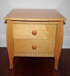 Two Drawer Maple Bedside Table By Tracers Furniture Inc. Canada