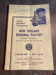 New England Regional Playoff Program