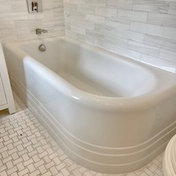 An Americh Acrylic Corner Tub - Retro - Bath 2A - Retail $3700