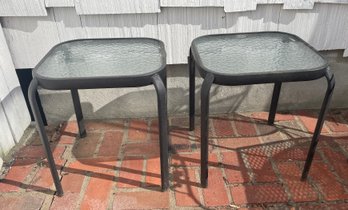 Pair Of Patio Side Tables