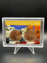 2 Presidential Dollars Rutherford B. Hayes, Franklin Pierce