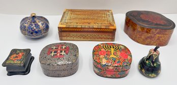 7 International Covered Trinket & Jewelry Boxes: From Israel, India & More