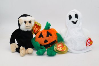 1998 Pumkin, 1999 Mooch, 1999 Sheets TY Beanie Babies