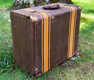 An Antique Suitcase, C. 1930's