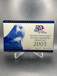 2005 United States Mint 50 State Quarters Proof Set