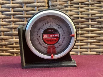Craftsman Magnetic Base And Back Protractor #111