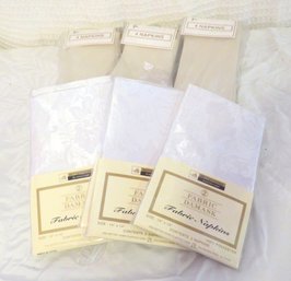 Variety Of New Damask & Fabric Napkins