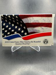 2010 United States Mint America The Beautiful Quarters Proof Set