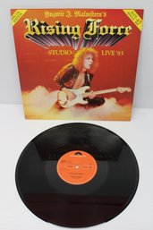 Rare Yngwie Malmsteen's Rising Force Studio / Live '85 Album On Polydor Records