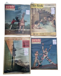 Lot Of Four 1950s Vintage Magazines