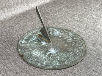 A Classic 'Grow Old Along With Me' Garden Sundial