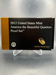 2012 United States Mint America The Beautiful Quarters Proof Set