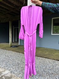 La Perla Purple Long Robe