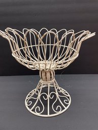 Painted Wrought Iron Plant Stand