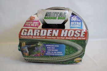 New 50' Ultra Flexible And Puncture Proof Metal Garden Hose - Lot 2