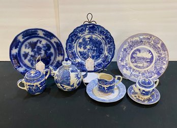 Blue And White China Including Early Flow Blue