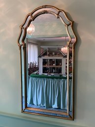 Gilt Framed Decorative Mirror. 26' X46.5'