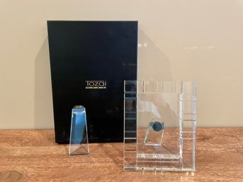 Stunning Cut Crystal Picture Frame - New In Box