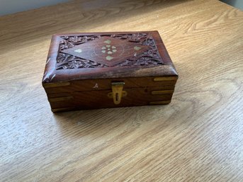 Carved Wooden Box And More