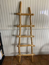 Vintage Wooden Ladder Decor Piece