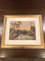 Original Watercolor Signed In Lower Left Corner (?), Orignal W/c, Superbly Done),