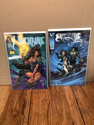 2 Witchblade Comics.  Lot 135
