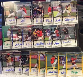 (21) 2014 Leaf Perfect Game Showcase Autographed Cards - K