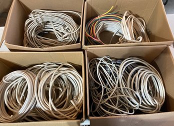 Four Boxes Of Electrical Wiring