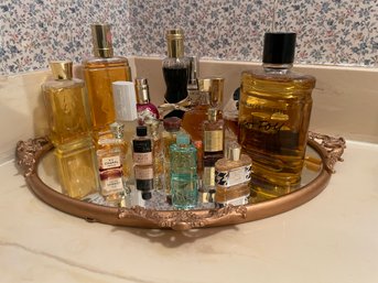 Collection Of Perfumes Bottles.