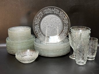 More Assortment Of Pressed Glass By Princess House