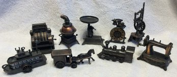 Lot Of 9 Collectible Die Cast Metal Pencil Sharpeners #2 - N