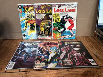 6 Superman Comics.  Lot 137
