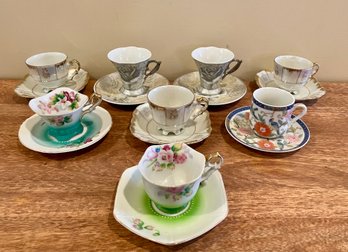 Collection Of Demitasse Cups & Saucers