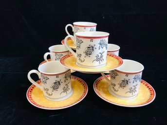 Set Of Villeroy And Boch Teacups