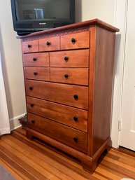 Tall Standing Dresser With Black Knobs