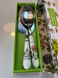 Portmeirion Botanic Garden Cake Slice & Serving Spoon