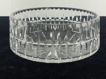 Vintage Ceska Czech Clear Glass Bowl Dish