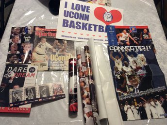 Large Lot Of UCONN Men's Basketball Memorabilia & Collectibles - K (LOCAL Pick-up Only For This Lot)